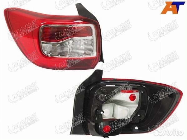 Фонарь задний renault logan 14