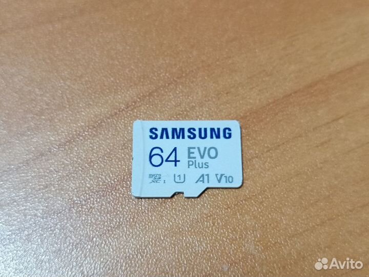 Карта памяти Samsung EVO Plus microsdxc 64 гб