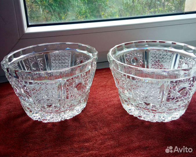 Ваза хрустальная