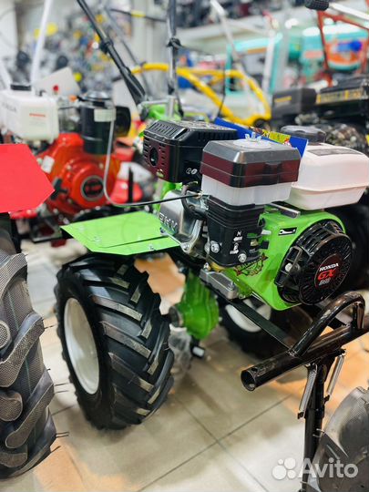 Мотоблок 4х-Скоростной GX340+Роторная косилка