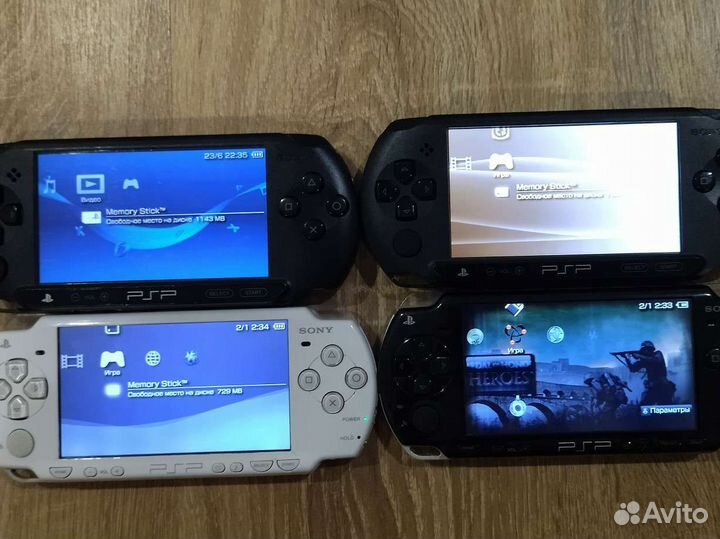 Sony PSP 3008 прошитая, много игр