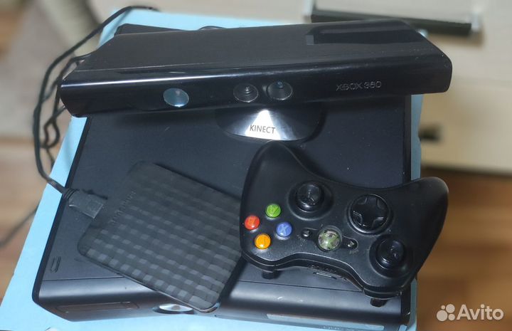 Xbox 360 с kinect и жестким диском