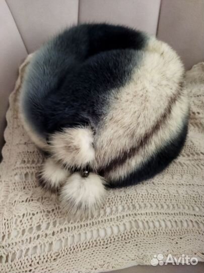 Шапка норковая женская