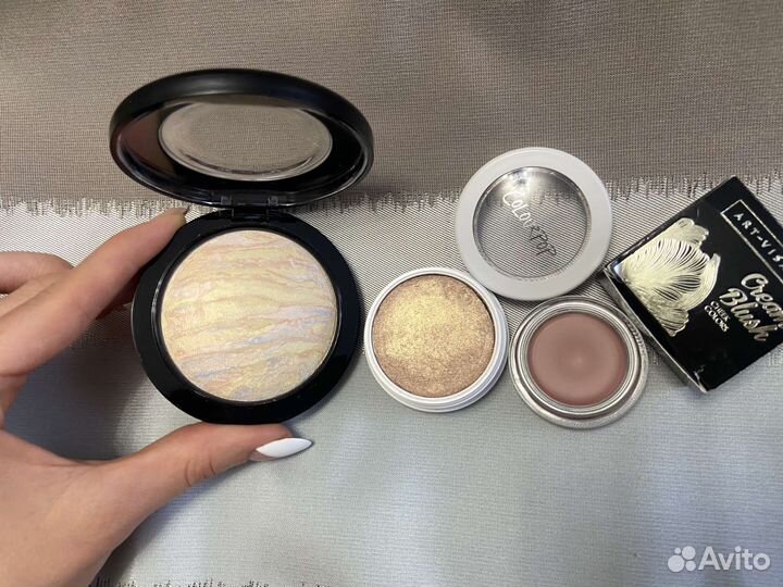 Хайлайтеры Mac, ColourPop, румяна Art-Visage