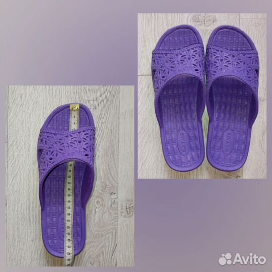Сланцы Тапочки для девчонок размер 36-37 лотом 2шт