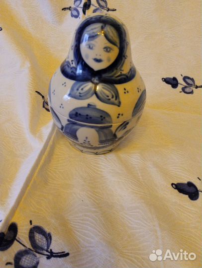 Штоф винтажный гжель и другие предметы