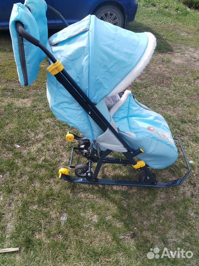 Санки с колёсами