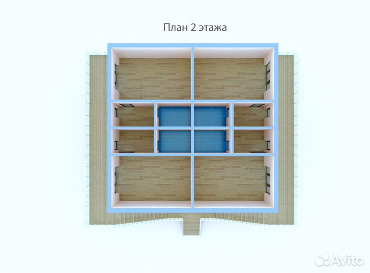 Лстк каркас мини-гостиницы