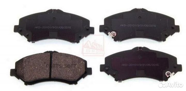 Asva AKD20101 Колодки тормозные chrysler/jeep voya