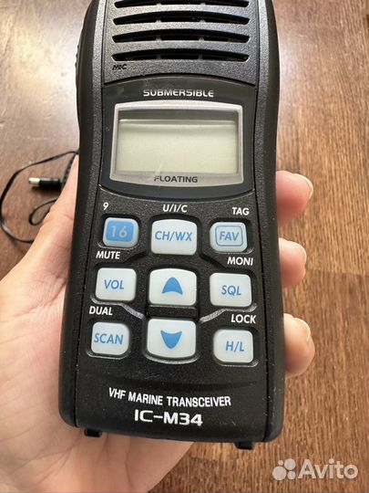 Морская рация icom ic-mc34