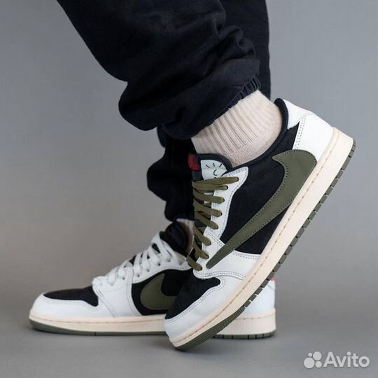 Кроссовки мужские Nike air Jordan 1 Travis Scott