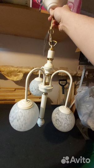 Люстра потолочная бу