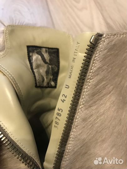 Rick owens pony hair grey