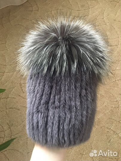 Шапка норка/песец