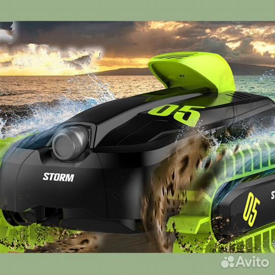 Радиоуправляемый вездеход-амфибия