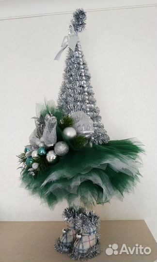 Ёлка ручной работы новогодний декор