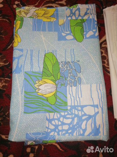 Постельное белье, цветное, белое, СССР