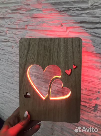 Украшение для интерьера «Пылающие сердца»