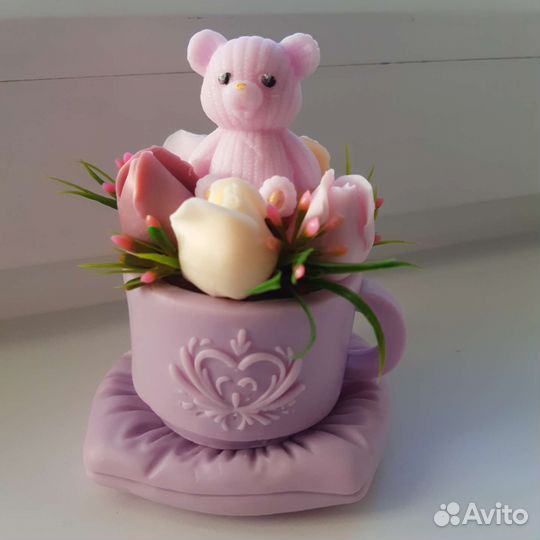 Мыло ручной работы букеты