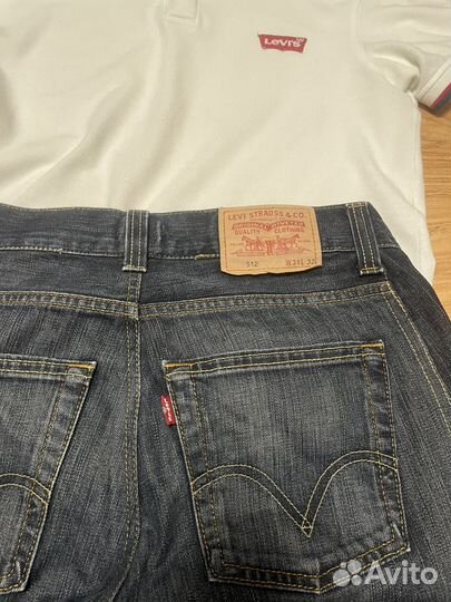 Шорты джинсовые мужские levis 512