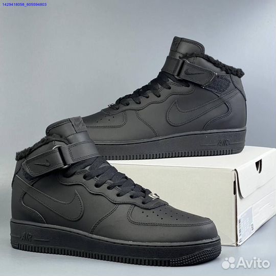 Кроссовки Nike Air Force 1 High (с мехом) (Арт.45619)