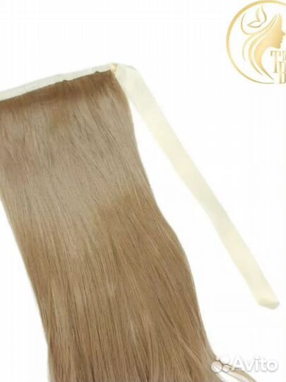 Накладной хвост блонд