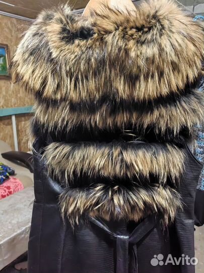Жилет из натурального меха