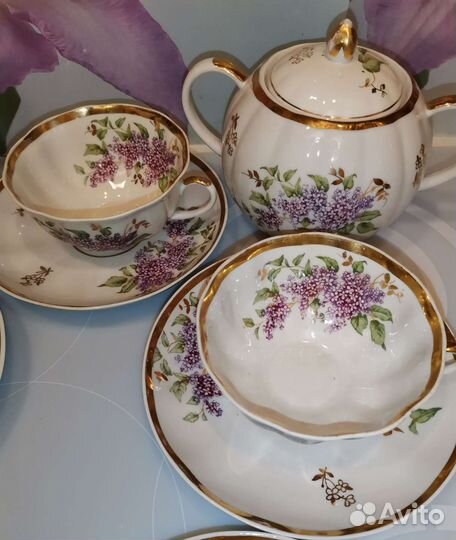 Предметы Чайного сервиза Дулёво Сирень