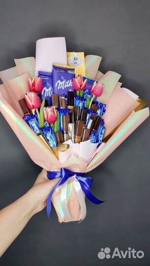 Съедобный букет. Подарок женщине