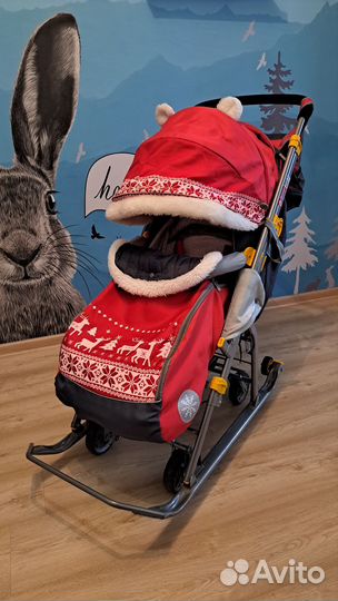 Коляска санки Nika