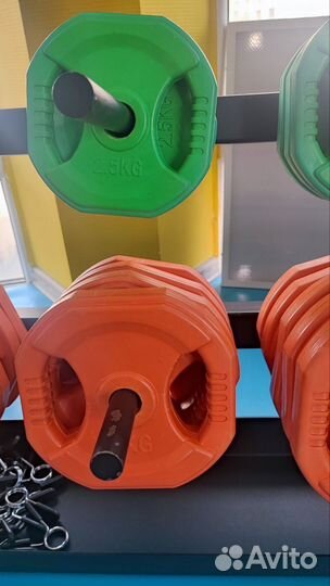 Стойка для бодиштанг + 10 штанг