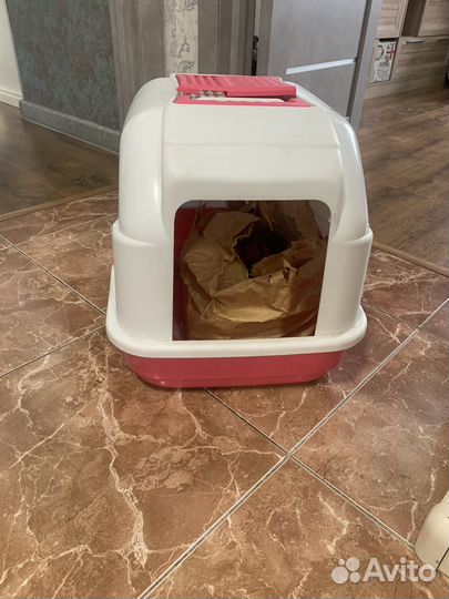 Лоток домик для кошек