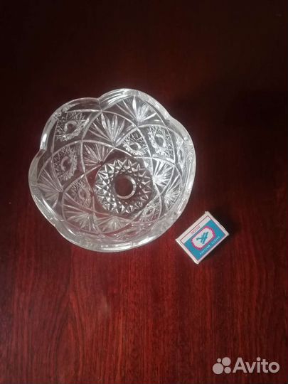 Хрустальная конфетница или салатник 
