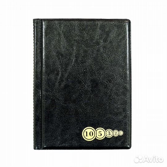 Альбом для монет, 125х175мм, 8 листов, комбинирова