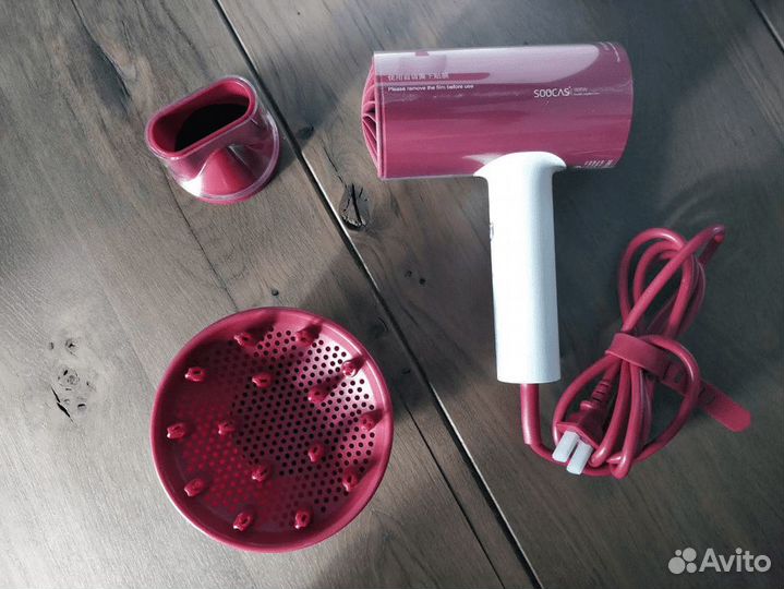 Фен для волос Xiaomi H3S 2019 Красный