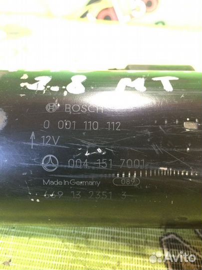 Стартер Mercedes-Benz E-Class (W210) Ii Рестайлинг