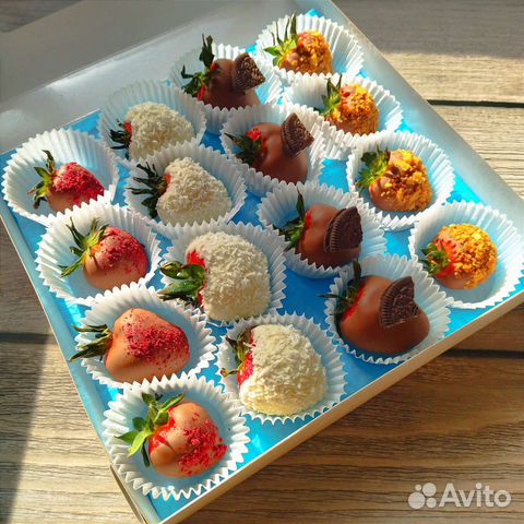 Клубника в шоколаде набор