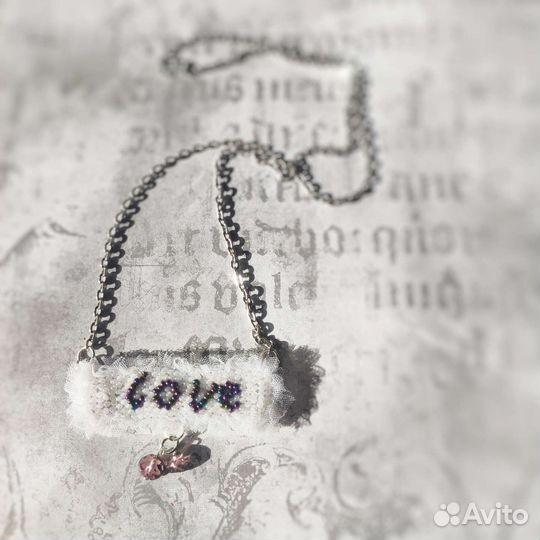 Колье из бисера