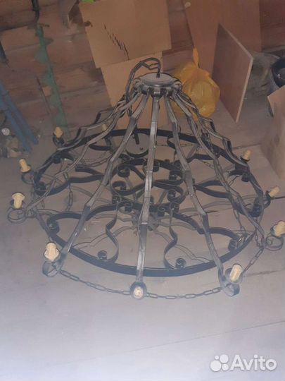 Комплект люстра и бра ручная работа