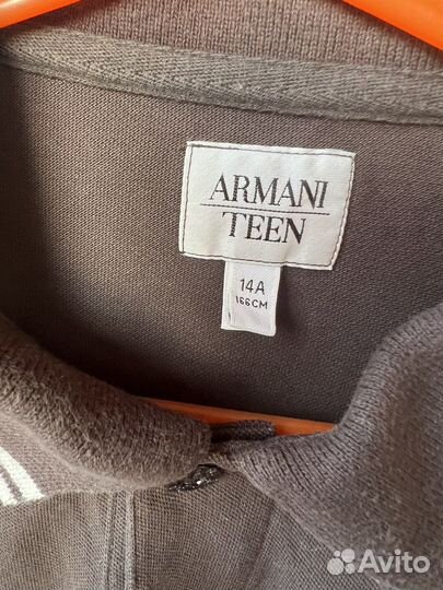 Лонгслив Поло Футболка armani на 12-14 лет