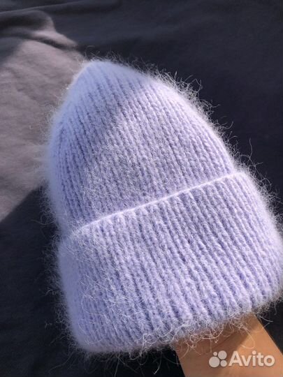 Шапка из ангоры (пух норки)