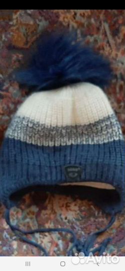 Зимняя шапочка на мальчика