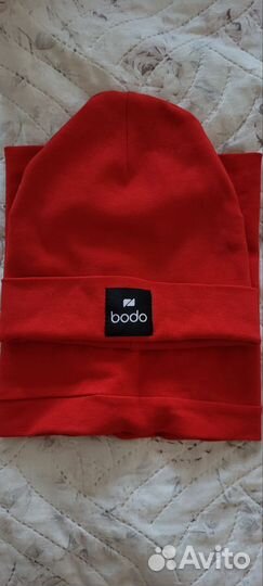 Комплект шапка и снуд детский