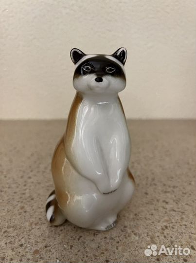 Статуэтка «Енот стоящий» лфз, СССР