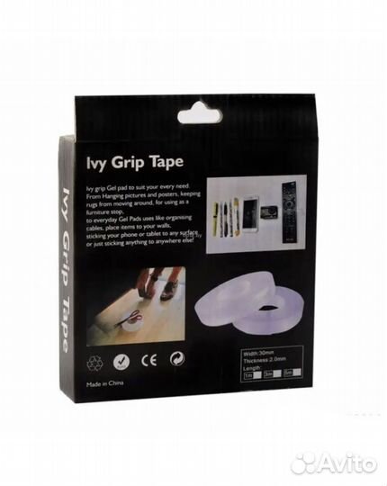 Многоразовая крепежеая дента Ivy grip tape