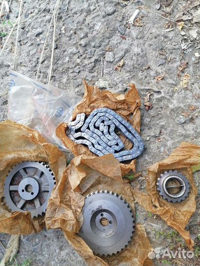 Цепь грм с звёздочками, на ваз 2101 тальяти СССР