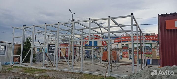 Сварочные работы. Строительство цехов, ангаров