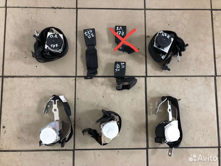 Ремень безопасности BMW 5 E60 рестайлинг