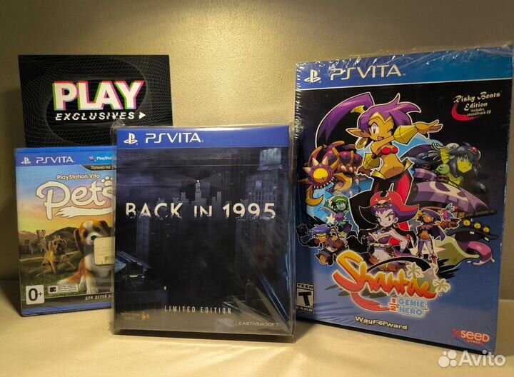 Игры PS Vita Back in 1995 + карта памяти,powerbank