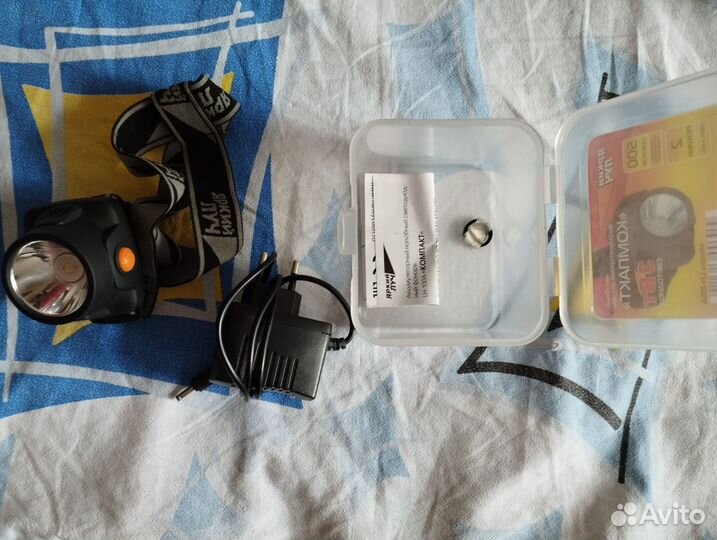 Налобный фонарь аккумуляторный